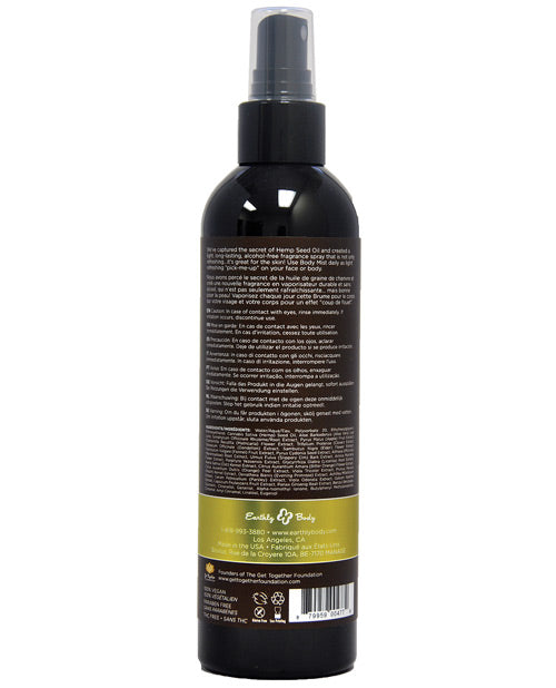 Earthly Body Hemp Seed Moisturizing Body Mist Body Mist - Tophatter Daily Deals
